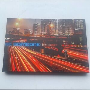 NEW CUSTOM be someone Houston skyline canvas